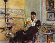 Edouard Vuillard Dr.Georges Viau in His Office Treating Annette Roussel Sweden oil painting artist
